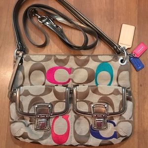 Coach Signature C multicolored bag